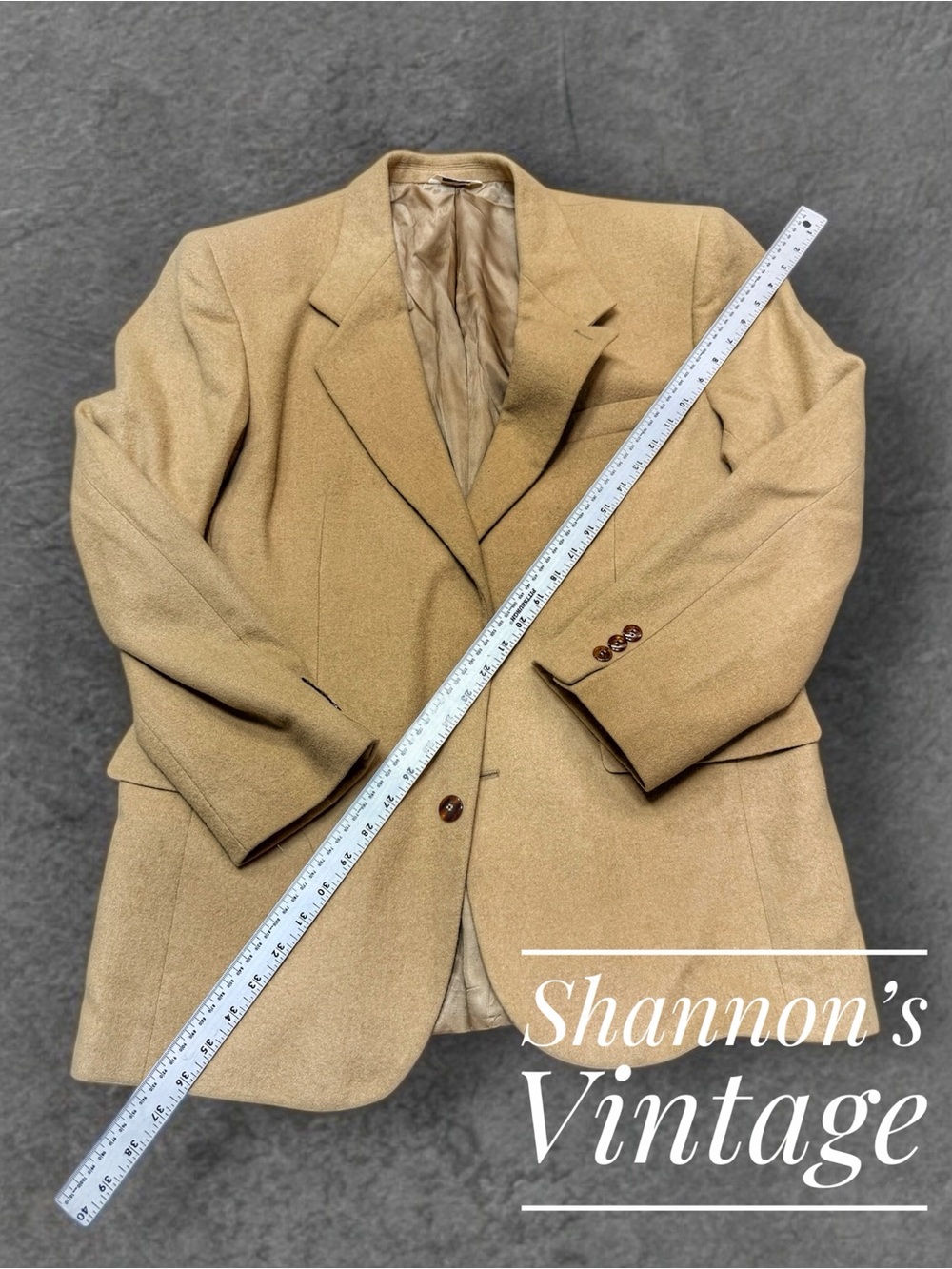 Pierre Balmain VNTG sz 43R Single-Breasted 2 Button Wool Blazer Jacket
